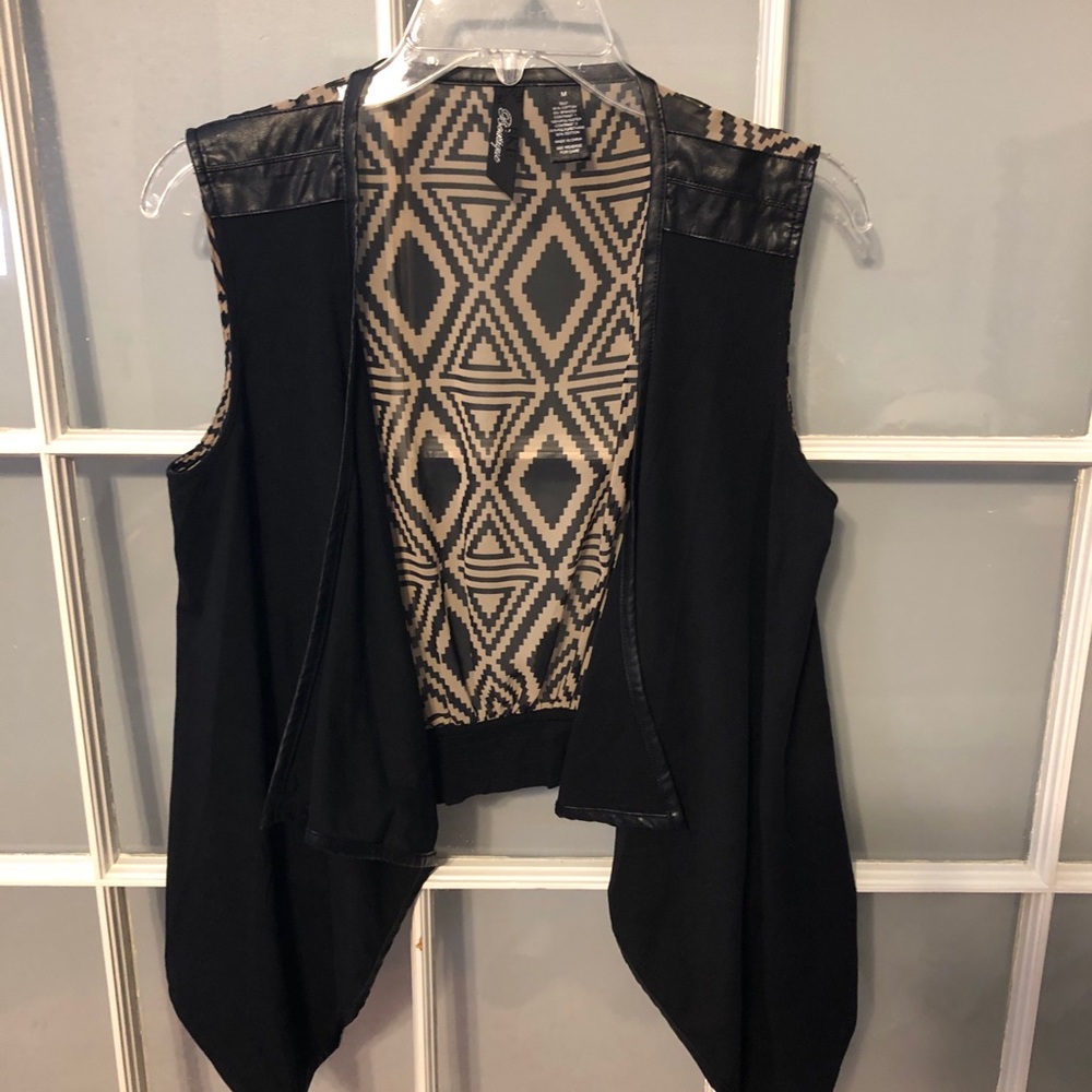 Black and Tan vest